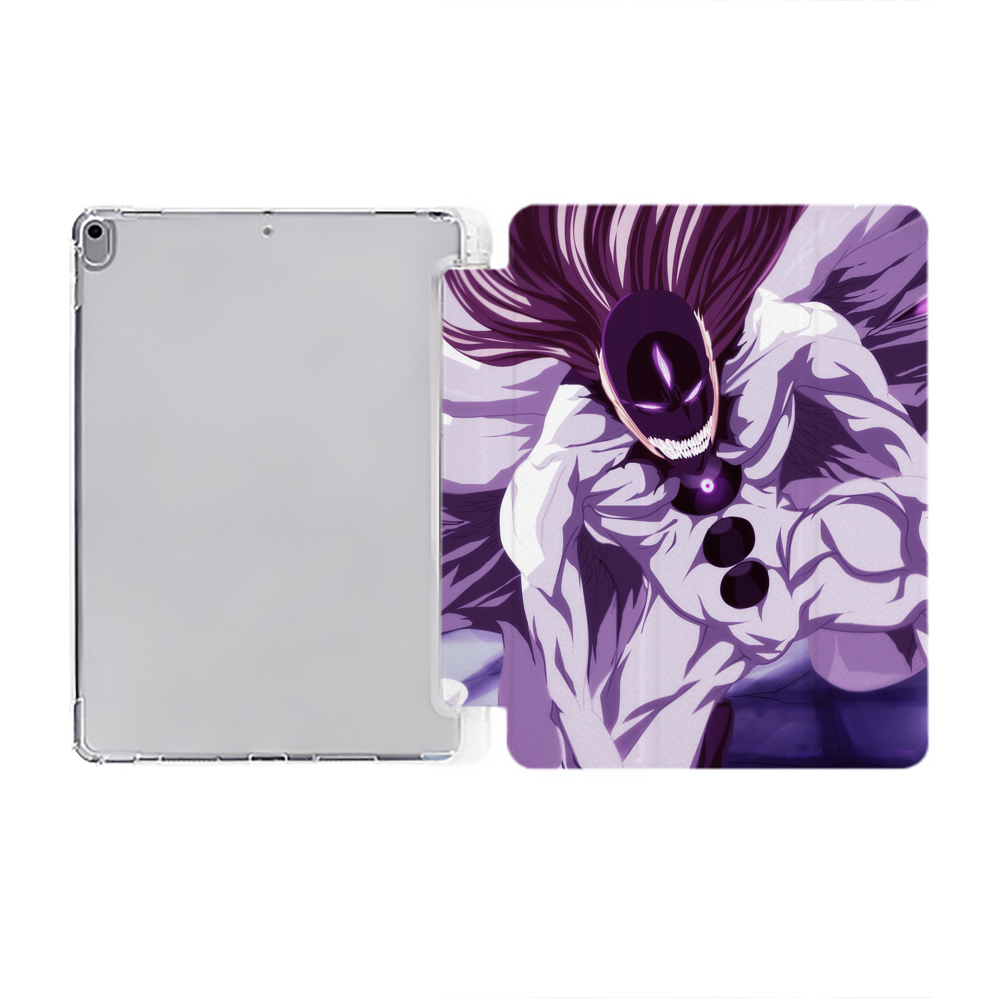 （画像用） ブリーチ BLEACH IPad ケース ペン収納付き 三つ折りスタンド PUレザー×シリコン 対応機種9.5/10.5/10.9インチ